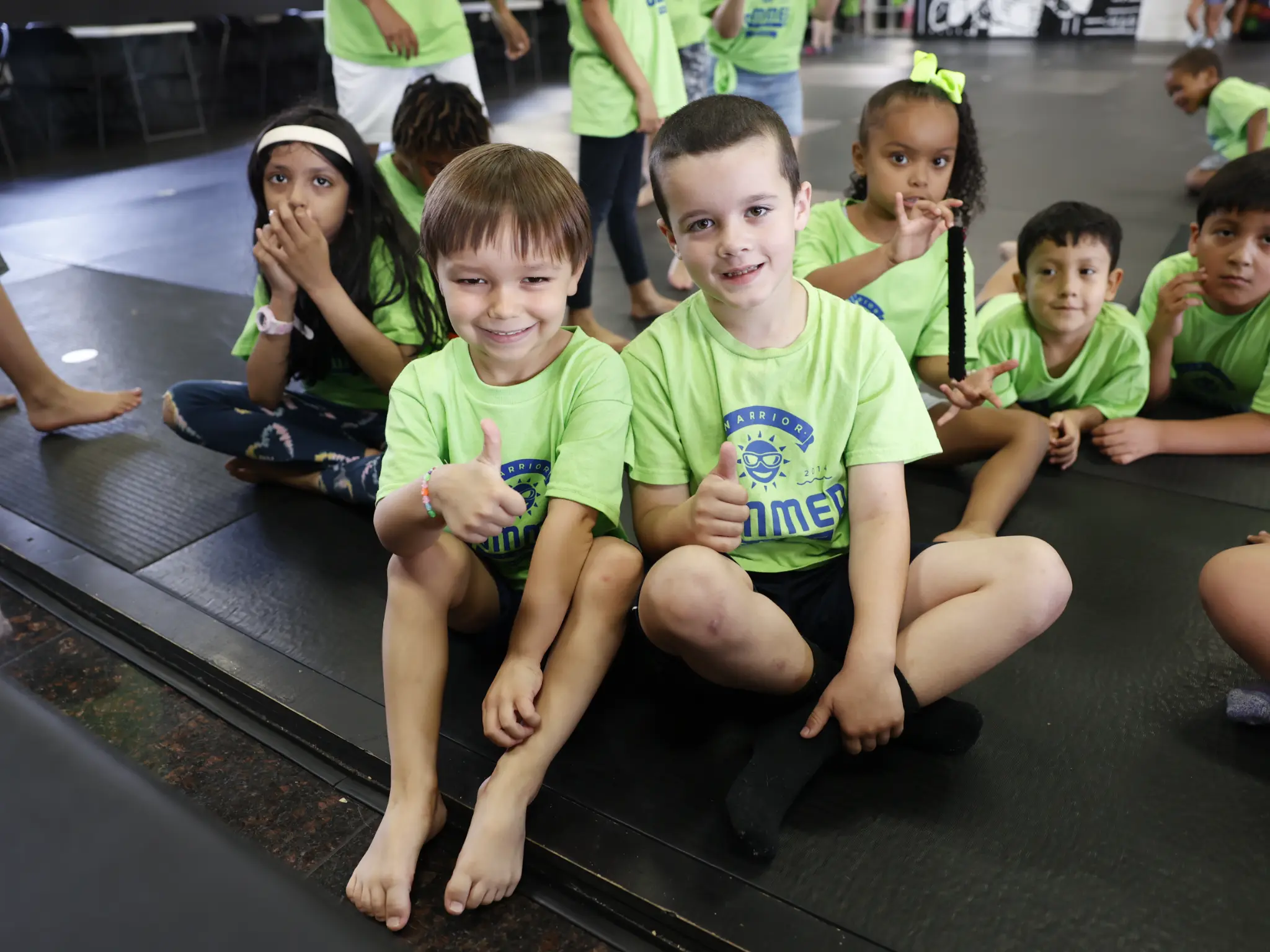 Group activities at summer camp